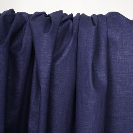 Tissu lin, tencel et viscose bleu estate - pretty mercerie - mercerie en ligne