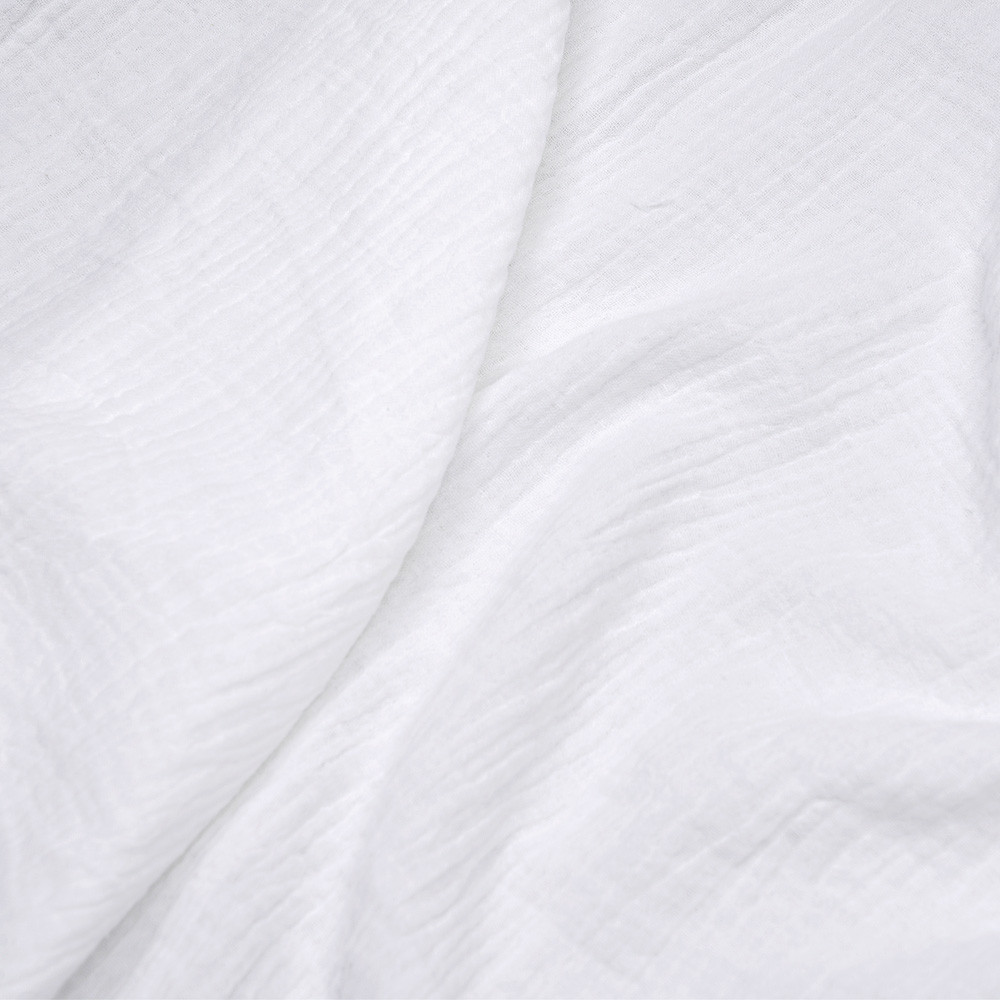 TISSU COTON IMPRIMÉ ANCRE BLEU & BLANC X 10CM
