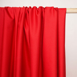 Tissu crêpe rouge - Pretty Mercerie - mercerie en ligne