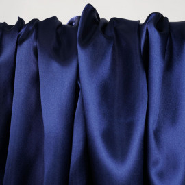 Doublure satin polyester bleu éclipse x 10cm - pretty mercerie - mercerie en ligne