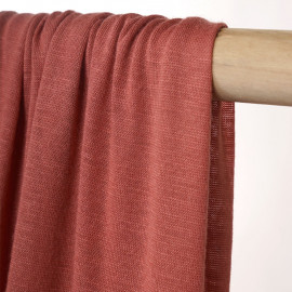 Tissu jersey viscose vieux rose - pretty mercerie - mercerie en ligne