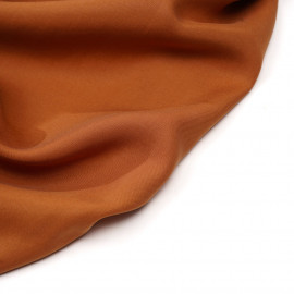 Tissu tencel sergé burnt orange - pretty mercerie - mercerie en ligne