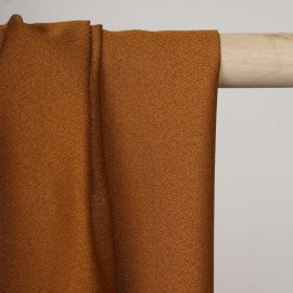 Tissu crêpe mocha - pretty mercerie - mercerie en ligne