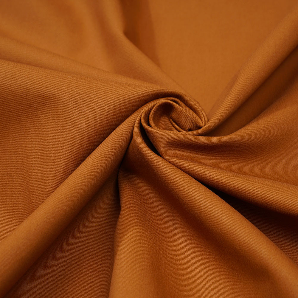 Tissu denim chino marron bombay - pretty mercerie - mercerie en ligne