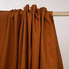 Tissu denim chino marron bombay - pretty mercerie - mercerie en ligne