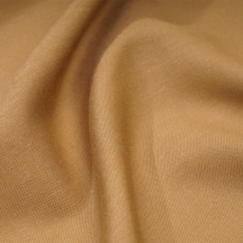 Tissu lin et viscose biscuit - pretty mercerie - mercerie en ligne
