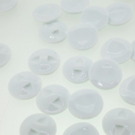 Bouton rond blanc