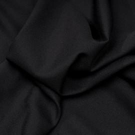 Tissu crêpe noir - pretty mercerie - mercerie ne ligne