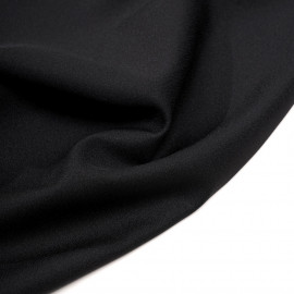 Tissu crêpe noir - pretty mercerie - mercerie ne ligne