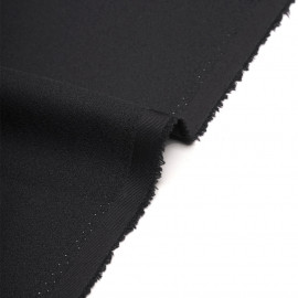 Tissu crêpe noir - pretty mercerie - mercerie ne ligne