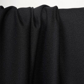 Tissu crêpe noir - pretty mercerie - mercerie ne ligne