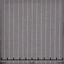 Tissu flanelle gris à motif rayure fil lurex or  - pretty mercerie - mercerie en ligne