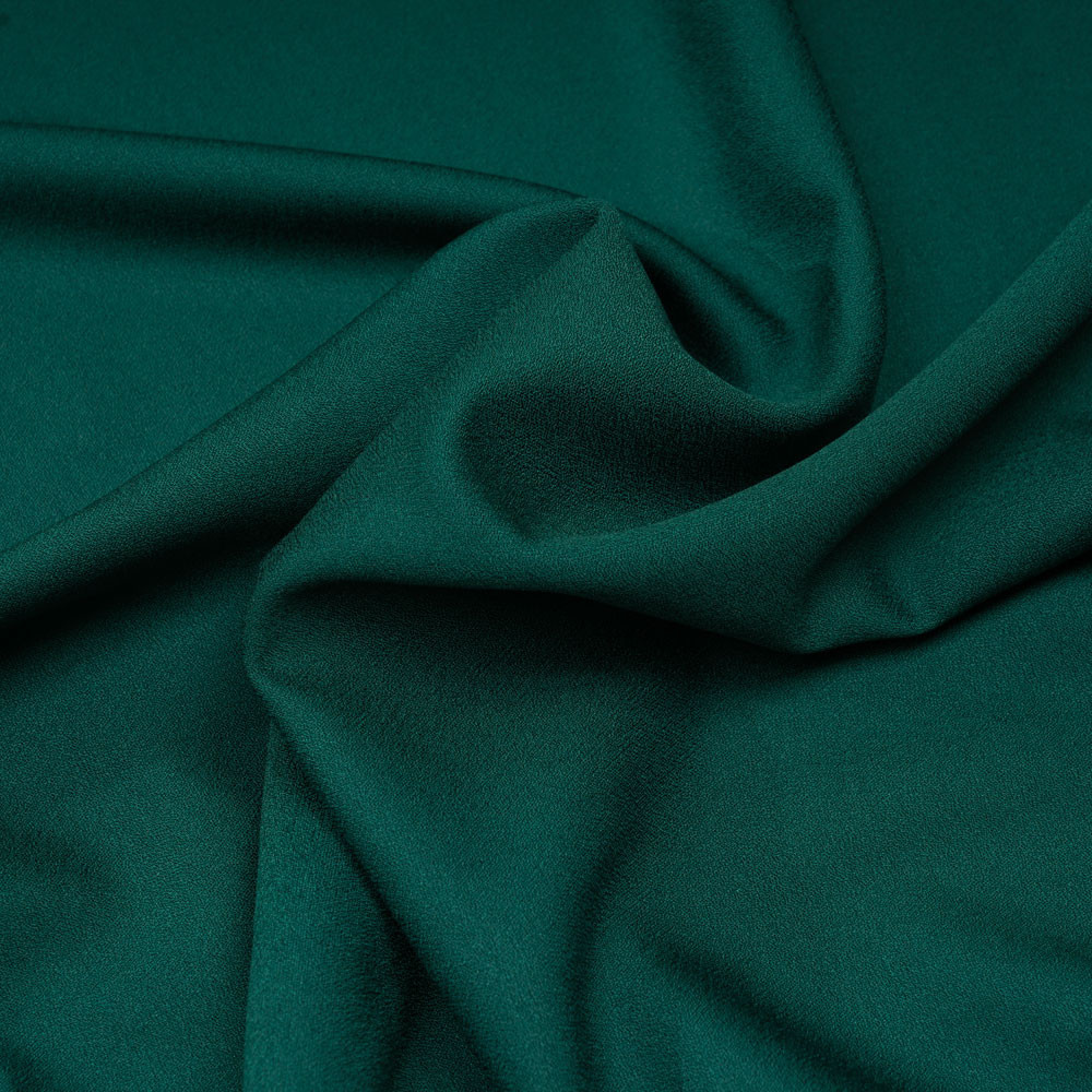 Tissu crêpe vert bayberry - pretty mercerie - mercerie en ligne