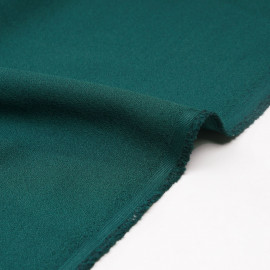 Tissu crêpe vert bayberry - pretty mercerie - mercerie en ligne