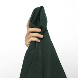 Tissu denim chino vert jungle green  - pretty mercerie - mercerie en ligne