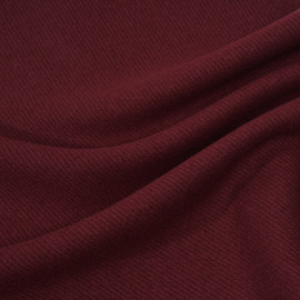 Tissu drap de laine sergé windsor wine - pretty mercerie - mercerie en ligne