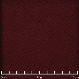 Tissu drap de laine sergé windsor wine - pretty mercerie - mercerie en ligne