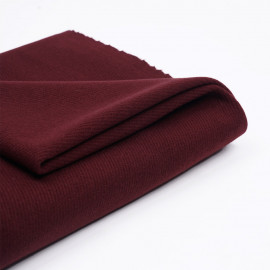 Tissu drap de laine sergé windsor wine - pretty mercerie - mercerie en ligne