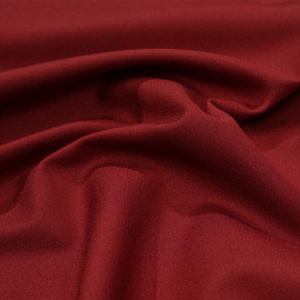 Tissu crêpe brick red - pretty mercerie - mercerie en ligne