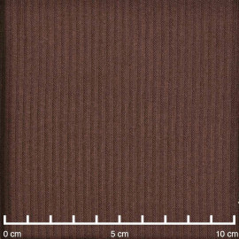 Tissu maille jersey bambou côtelé chocolat - pretty mercerie - mercerie en ligne