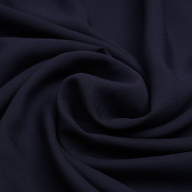 Tissu Tencel sergé bleu nuit - pretty mercerie - mercerie en ligne