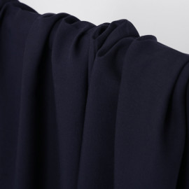 Tissu Tencel sergé bleu nuit - pretty mercerie - mercerie en ligne
