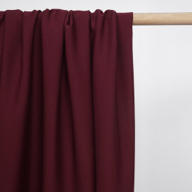 Tissu Tencel sergé rouge tibetain - pretty mercerie - mercerie en ligne
