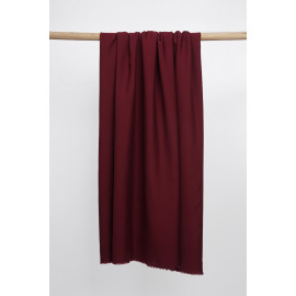 Tissu Tencel sergé rouge tibetain - pretty mercerie - mercerie en ligne