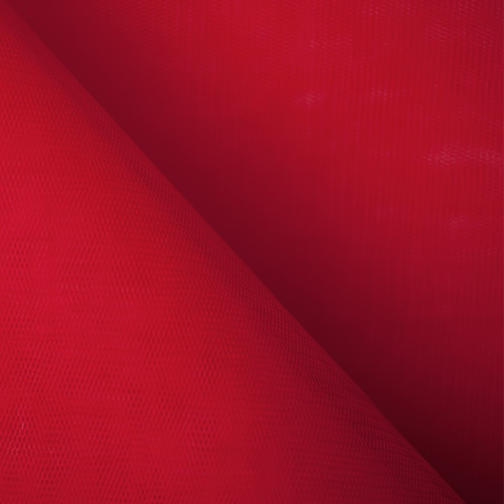 Tulle rouge extra Fin  x 10cm
