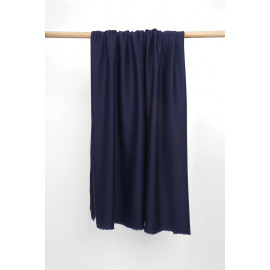 Tissu Tencel bleu nuit satiné - pretty mercerie - mercerie en ligne