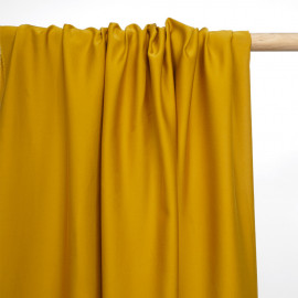 Tissu Tencel lemon curry satiné - pretty mercerie - mercerie en ligne