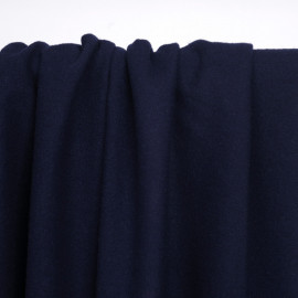 Tissu lainage bleu marine - pretty mercerie - mercerie en ligne