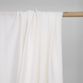 tissu cupro et viscose blanc - pretty mercerie - mercerie en ligne