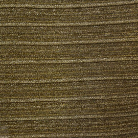 Tissu plissé pailleté doré - pretty mercerie - mercerie en ligne