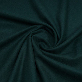 Tissu lainage vert evergreen - pretty mercerie - mercerie en ligne
