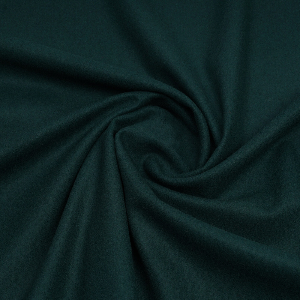 Tissu lainage vert evergreen - pretty mercerie - mercerie en ligne