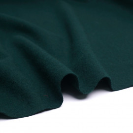 Tissu lainage vert evergreen - pretty mercerie - mercerie en ligne