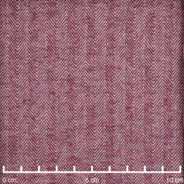 Tissu coton rhododendron à motif chevron blanc et rose | pretty mercerie | mercerie en ligne
