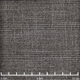 Tissu Prince de Galles noir, gris, blanc et doré | Pretty Mercerie | Mercerie en ligne