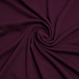 Tissu sweat gratté figue | Pretty Mercerie | Mercerie en ligne