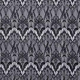 Tissu dentelle fine à motif romantique | Pretty Mercerie | mercerie en ligne