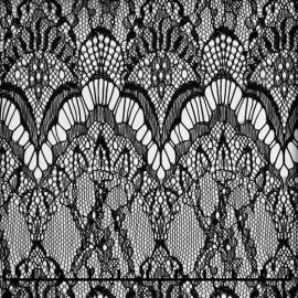 Tissu dentelle fine à motif romantique | Pretty Mercerie | mercerie en ligne