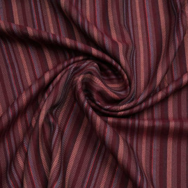 Tissu viscose jacquard cordovan à motif tissé chevron et fil lurex | pretty mercerie | mercerie en ligne
