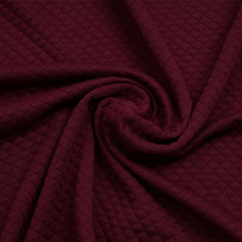 Tissu matelassé cordovan à motif petits carreaux | Pretty Mercerie | Mercerie en ligne