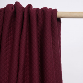 Tissu matelassé cordovan à motif petits carreaux | Pretty Mercerie | Mercerie en ligne