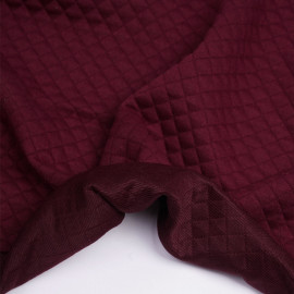 Tissu matelassé cordovan à motif petits carreaux | Pretty Mercerie | Mercerie en ligne