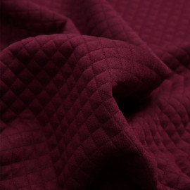 Tissu matelassé cordovan à motif petits carreaux | Pretty Mercerie | Mercerie en ligne