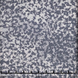 Tissu bleu gris à motif léopard blanc | Pretty Mercerie | mercerie en ligne