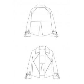 Veste Bangli - patron de couture - pretty patron - pretty mercerie - mercerie en ligne