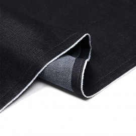 Tissu toile denim noir | Pretty mercerie | mercerie en ligne